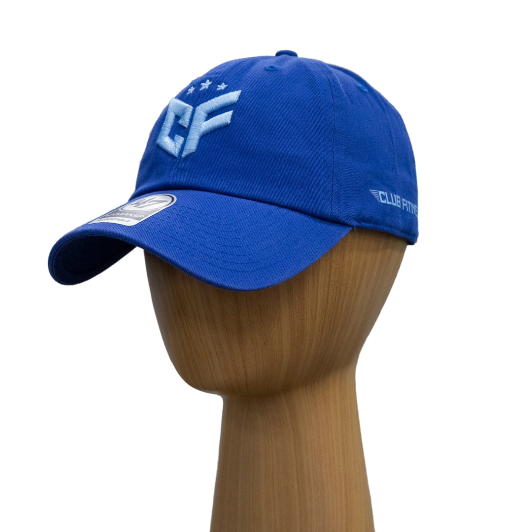 CF Stars Hat in Royal Blue on Sky Blue