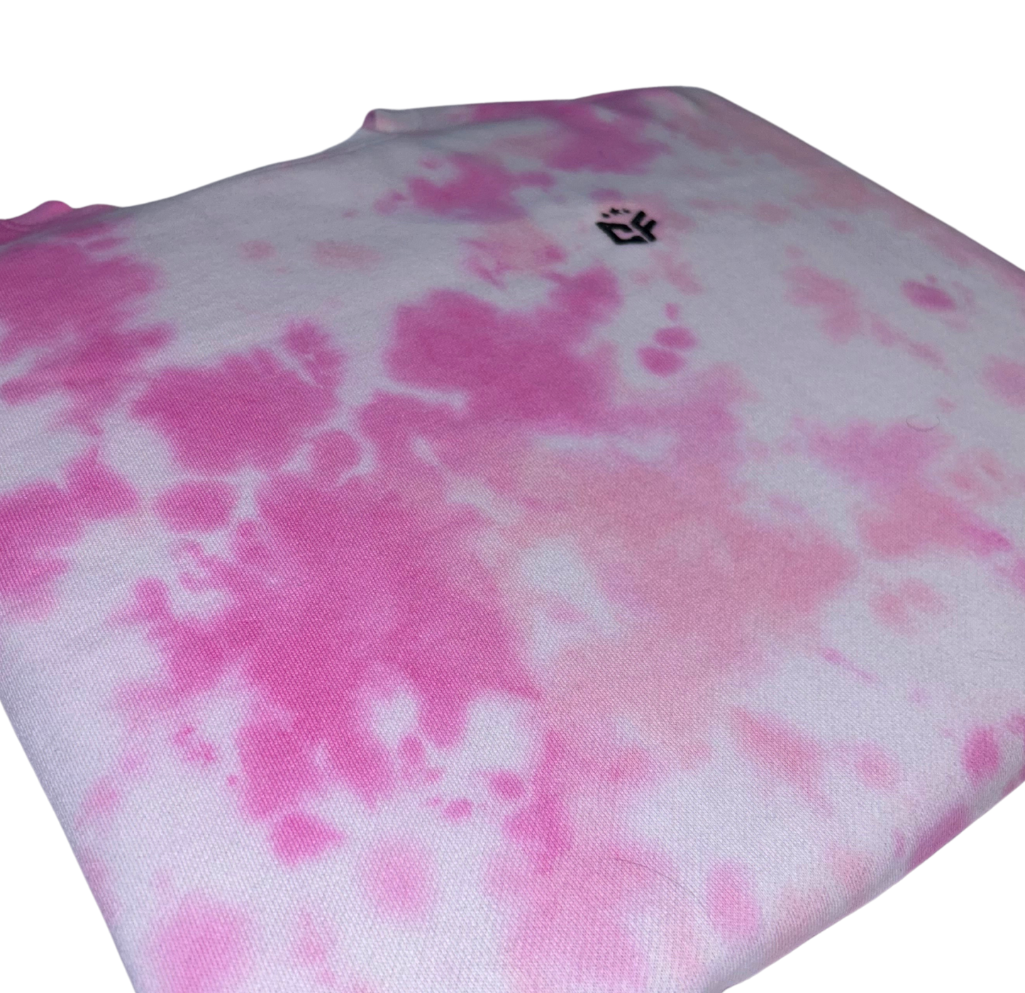 Sweet Sweatshirt Reverse Tie Dye : PINK